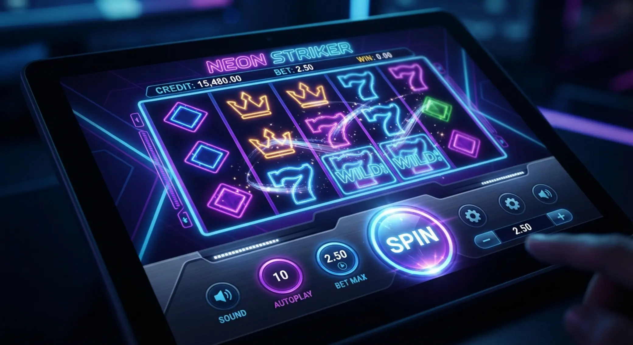 Nowoczesny interfejs GG Bet Slot Nowoczesny slot online z czytelnym interfejsem i przyciskami spin