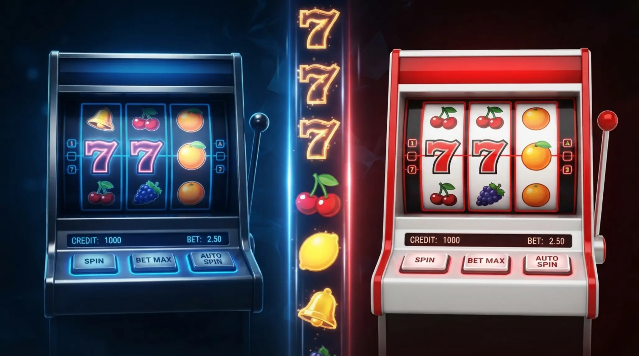GG Bet i Total Casino – wizualne porównanie Ultra Hot Deluxe Porównanie dwóch wersji interfejsu dla Ultra Hot Deluxe