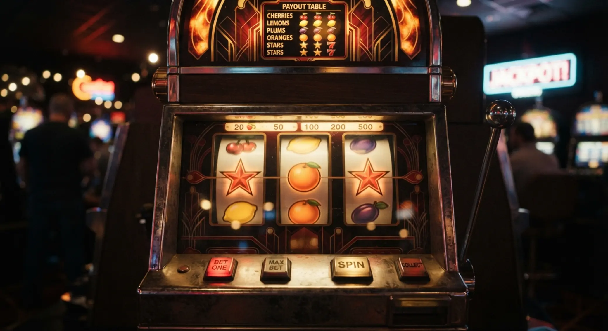 Klasyczny slot Sizzling Hot z owocowymi symbolami i ogniem