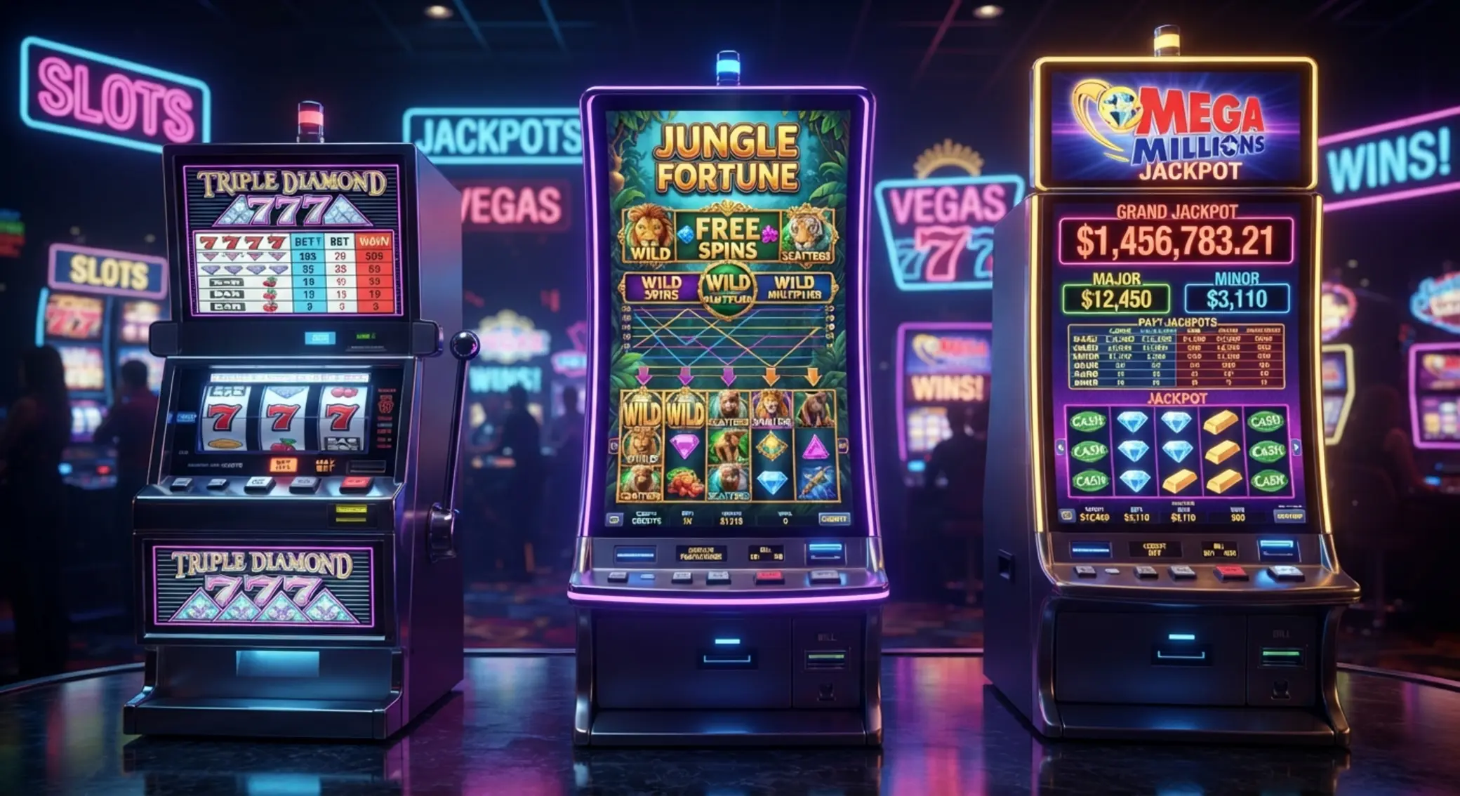 Rodzaje maszyn kasynowych online Porównanie klasycznego slotu 777, video slotu i automatu jackpot